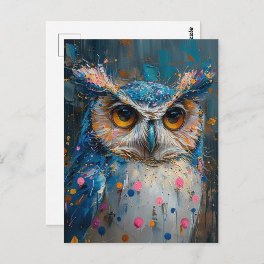 Pollenkraut-Spritzer Postkarte (Vorne/Hinten)