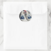 Pollenschuhe Runder Aufkleber (Tasche)