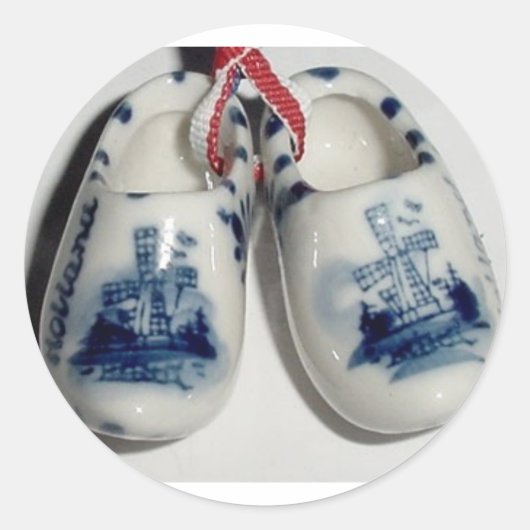 Pollenschuhe Runder Aufkleber (Vorderseite)