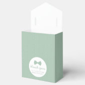 Pollenviertel-Krawatte Babydusche Geschenkschachtel (Geöffnet)