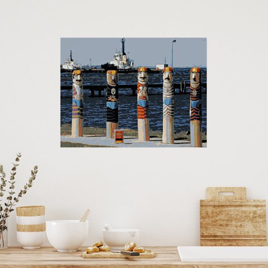 Poller Geelong Oceanfront Poster (Küche)