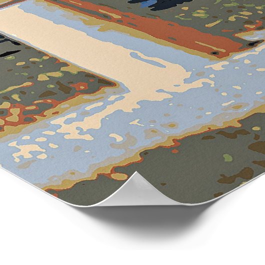 Poller Geelong Oceanfront Poster (Ecke)