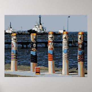 Poller Geelong Oceanfront Poster