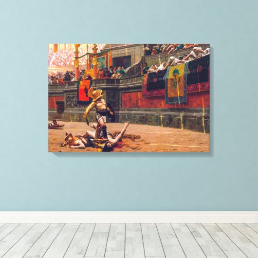 Pollice Verso | Jean-Lé zu Gé rô mir | Leinwanddruck (Insitu (Holzboden))