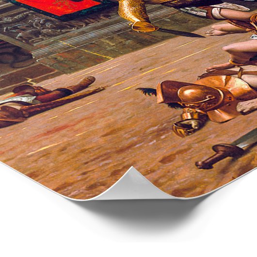 Pollice Verso | Jean-Leon Gerome | Poster (Ecke)