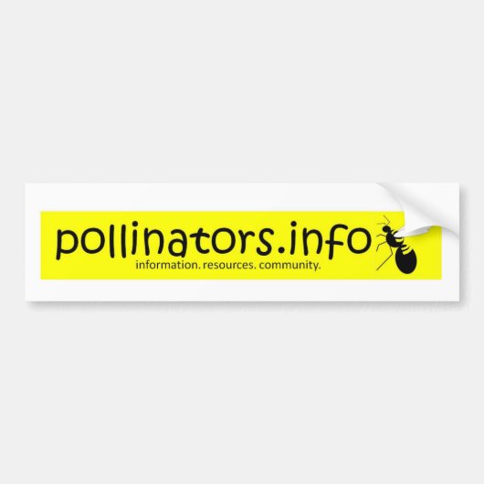 pollinators.info-Autoaufkleber 3 Autoaufkleber (Vorne)