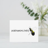 pollinators.info postkarte (Stehend Vorderseite)