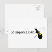 pollinators.info postkarte (Vorne/Hinten)