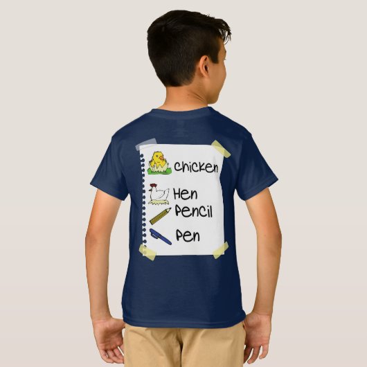 Pollitohühner T-Shirt (Schwarz voll)