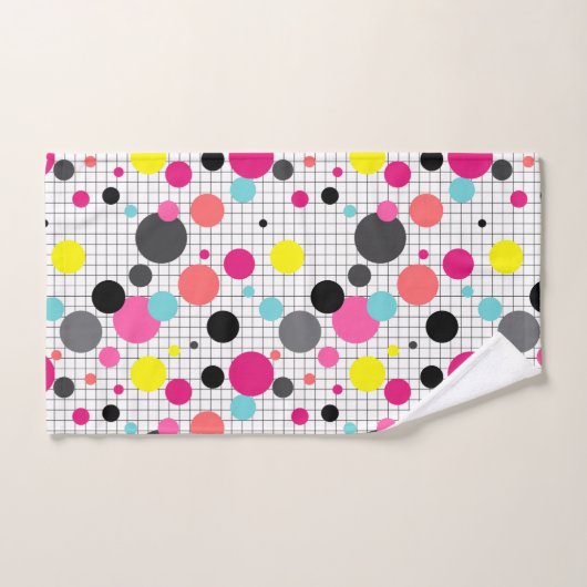 Pollka-Punkte Badhandtuch Set (Handtuch)