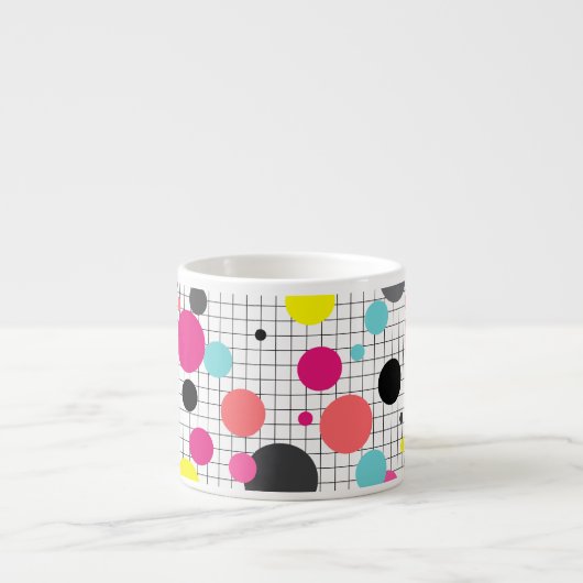 Pollka-Punkte Espressotasse (Vorderseite)