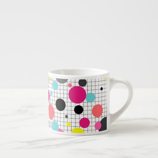 Pollka-Punkte Espressotasse (Rechts)