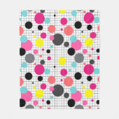 Pollka-Punkte Fleecedecke (Vorderseite)