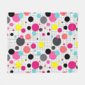 Pollka-Punkte Fleecedecke (Vorderseite (Horizontal))