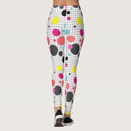Pollka-Punkte Leggings (Rückseite)