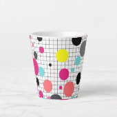 Pollka-Punkte Milchtasse (Vorderseite)