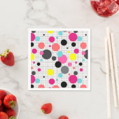 Pollka-Punkte Serviette (Beispiel)