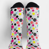 Pollka-Punkte Socken (Oben)