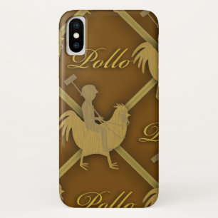 Pollo Extravagant Pattern Sport Fashion Parody Tim iPhone X Hülle