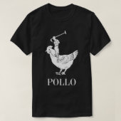 Pollo Shirt (GET IT!) Weißes Logo (Design vorne)