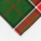 Pollock Clan Abzeichen Tartan Kariert Fleecedecke (Ecke)