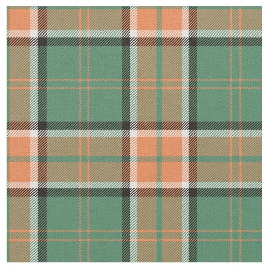 Pollocktartan-Druck Stoff (Nahaufnahme)