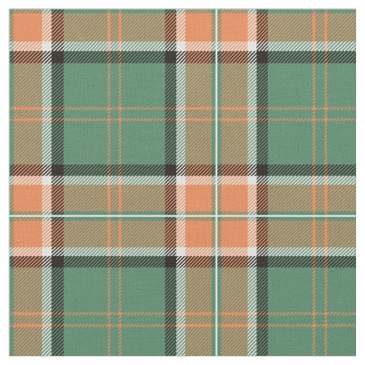 Pollocktartan-Druck Stoff (Nahaufnahme)