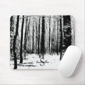 Pollok Park Bäume in Winter Mouse matte Mousepad (Mit Mouse)