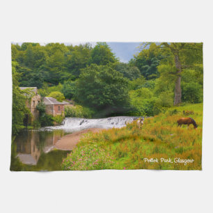 Pollok Park, Glasgow, Schottland Kitchen Teetücher Geschirrtuch