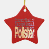 Pollster Extraordinator Keramik Ornament (Hinten)