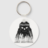Pollution Cloud Monster Keychain Schlüsselanhänger (Vorderseite)