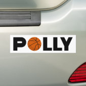 Polly Basketball Autoaufkleber (Auf Auto)