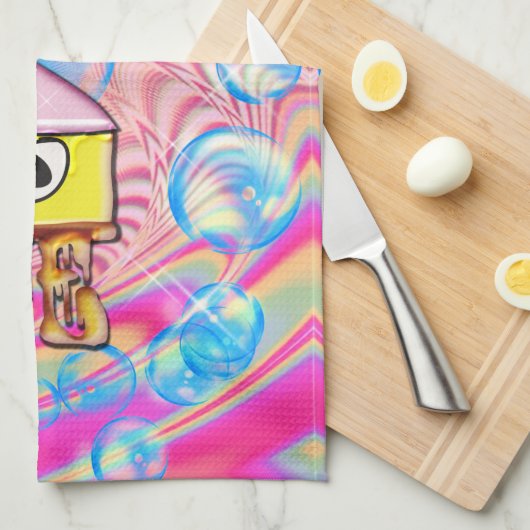 Polly Cake - Tortina - Geschirrtuch (Viertel Falte)