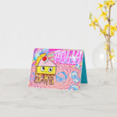 Polly Cake - Tortina - Karte (Gelbe Blume)