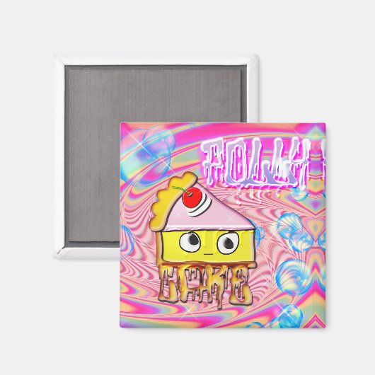 Polly Cake - Tortina - Magnet (Vorderseite/Rückseite)