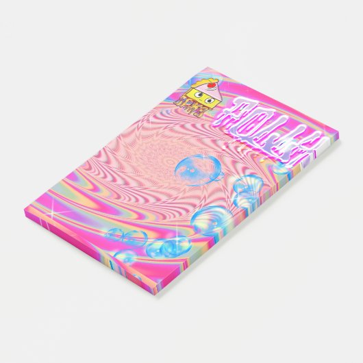 Polly Cake - Tortina - Post-it Klebezettel (angewinkelt)