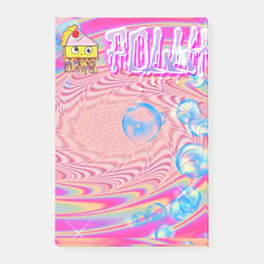 Polly Cake - Tortina - Post-it Klebezettel (Vorderseite)