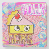 Polly Cake - Tortina - Steinuntersetzer (Vorderseite)