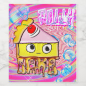 Polly Cake - Tortina - Weinetikett (Einzelnes Label)