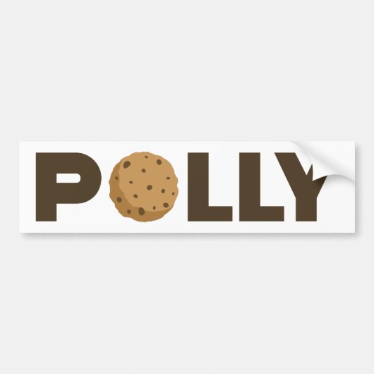 Polly Cookie Autoaufkleber (Vorne)