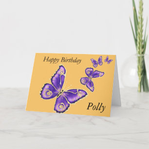 Polly, Happy Geburtstagskarte Karte