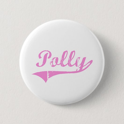 Polly klassischer Art-Name Button (Vorderseite)