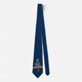 Polly Krawatte Double Sided Color (Marine) (Vorderseite)
