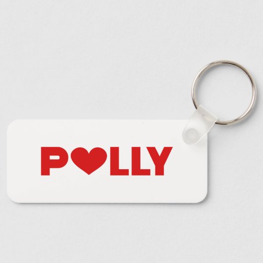 Polly Liebe Schlüsselanhänger (Vorderseite)