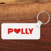 Polly Liebe Schlüsselanhänger (Vorderseite)