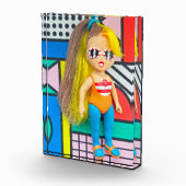 Polly mit farbenfroher Geo Fotoblock (Rechts)