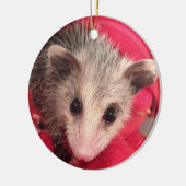 Polly Niedlich Baby Possum Keramik Ornament (Links)