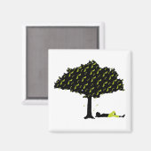 Polly Nose Tree Magnet (Vorderseite/Rückseite)