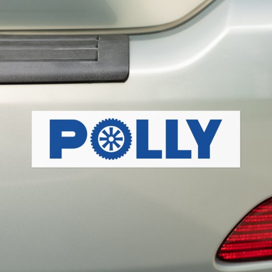 Polly Petrol Head Autoaufkleber (Auf Auto)