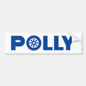 Polly Petrol Head Autoaufkleber (Vorne)